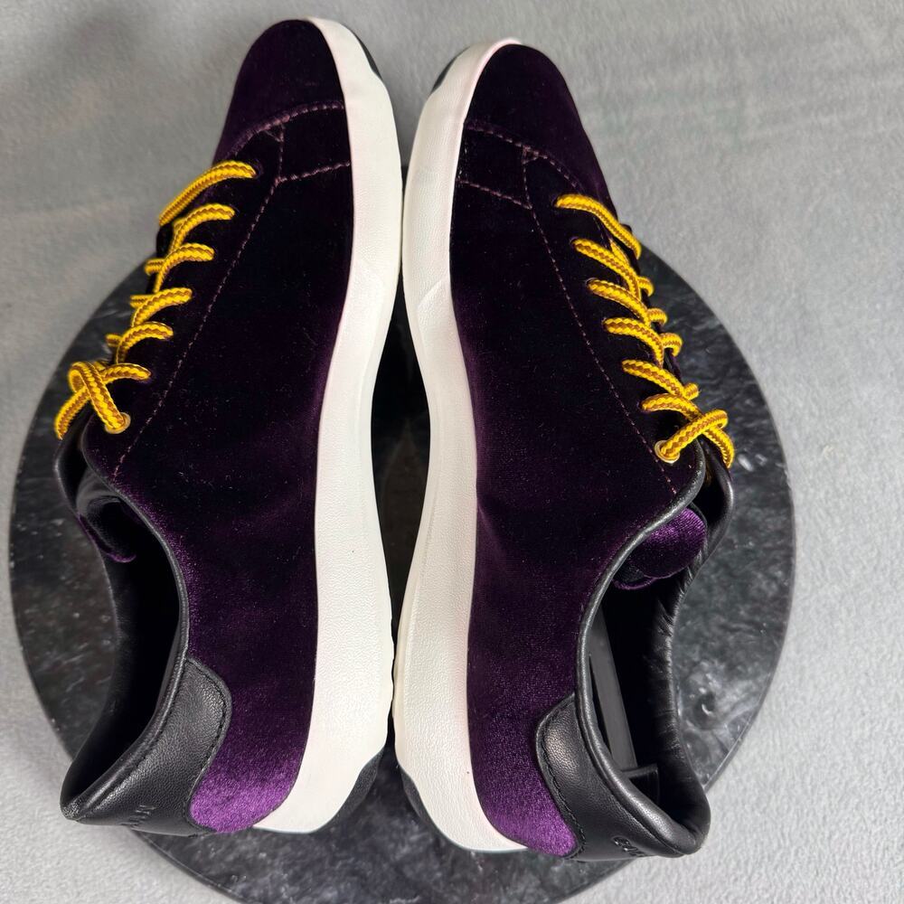Cole Haan Grandpro Tennis Malbec Velvet Lightweight Sneakers Purple Size 9.5B US - Picture 5 of 11